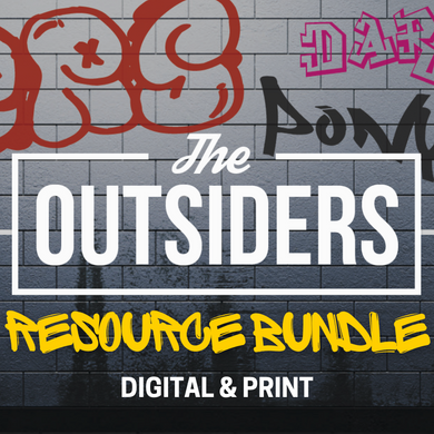 The Outsiders Novel Unit Plan BUNDLE - Over 200 Pages in Print & Digital