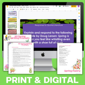 101 Essay & Writing Prompts for Spring | Middle & High School Writing Topics