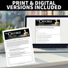 Load image into Gallery viewer, The Crucible Unit Plan Resource - TWO FINAL TESTS in both Print &amp; Digital