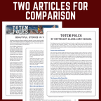 Totem Poles Informational Text Comparison Activity