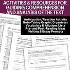 Tuck Everlasting Novel Study Unit -- 98-Page No Prep Teaching Guide