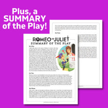 Load image into Gallery viewer, Romeo and Juliet Unit Plan Resource - Active Reading Note-Taking Scene Guides