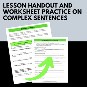 Simple, Compound, Complex, Compound-Complex Sentences Lessons, Worksheets