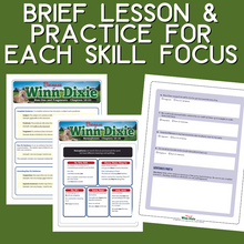 Load image into Gallery viewer, Because of Winn-Dixie Novel Study Grammar &amp; Language Practice Worksheets