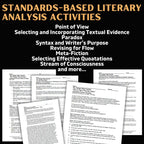 The Things They Carried Novel Study Unit BUNDLE - 150 Pages in PDF Format