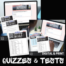 Load image into Gallery viewer, The Outsiders Novel Unit Plan BUNDLE - Over 200 Pages in Print &amp; Digital