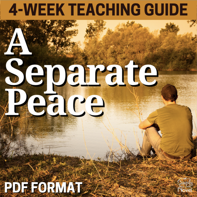 A Separate Peace Novel Study Unit Resource BUNDLE