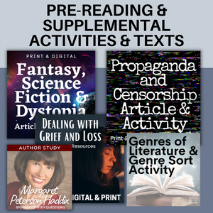 Among the Hidden Unit - Complete Teaching Resource BUNDLE in Digital and Print