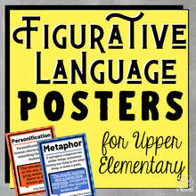 Load image into Gallery viewer, Figurative Language | Figures of Speech Posters for Upper Elementary, Grades 3-5