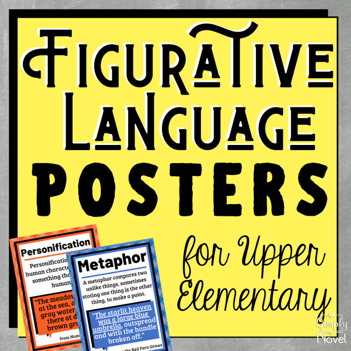 Figurative Language | Figures of Speech Posters for Upper Elementary, Grades 3-5