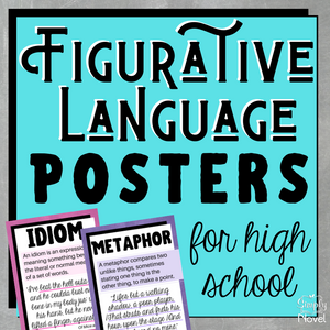 Figurative Language | Figures of Speech Posters for High School
