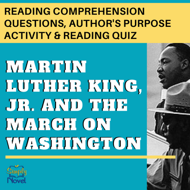MLK and March on Washington Questions, Quiz | GOOGLE - DISTANCE LEARNING