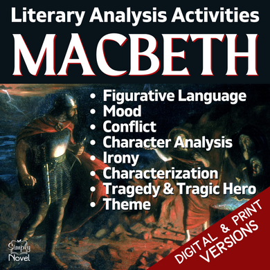 Macbeth Unit Plan Resource - Literary Analysis Standards-Based Activities by Act
