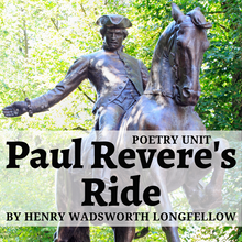 Load image into Gallery viewer, Paul Revere&#39;s Ride by Longfellow - 21-Page Unit - Questions, Activities, Test