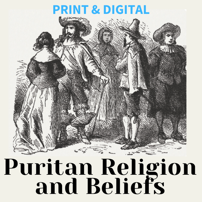Puritan Religion & Beliefs Informational Text Article & Comprehension Questions