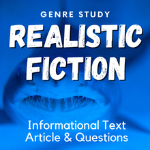 Load image into Gallery viewer, Genre: Realistic Fiction Informational Text Article with Questions