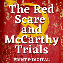 Load image into Gallery viewer, The Red Scare &amp; McCarthy Trials Informational Text Article &amp; Questions