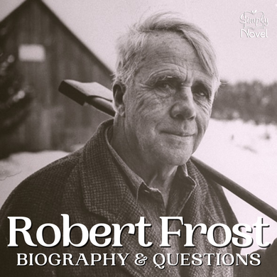 Robert Frost Poet Study - Informational Text Biography with Questions