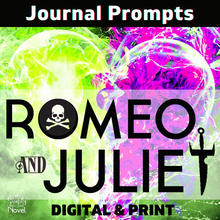 Load image into Gallery viewer, Romeo and Juliet Unit Plan Resource - Journal Topics &amp; Themed Writing Prompts