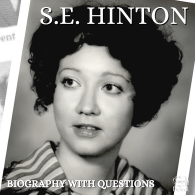 S.E. Hinton Author Study - Author Biography with Comprehension Questions