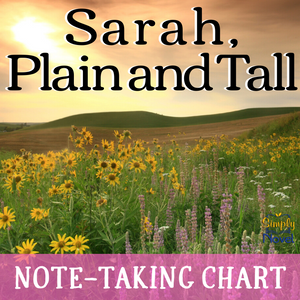 Sarah, Plain and Tall Novel Study - Active Reading Activity & Book Summary