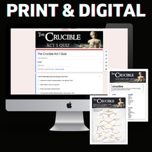 Load image into Gallery viewer, The Crucible Unit Teaching Resource BUNDLE - No-Prep 180+ Pages Print &amp; Digital