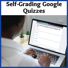 Load image into Gallery viewer, The Giver Novel Study Vocabulary &amp; Terms Lists, Self-Grading Vocabulary Quizzes
