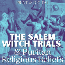 Load image into Gallery viewer, Salem Witch Trials &amp; Religious Beliefs Informational Text Article with Questions
