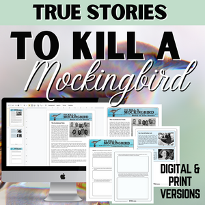 To Kill a Mockingbird "True Stories" - Brief Texts to Connect Themes, Issues