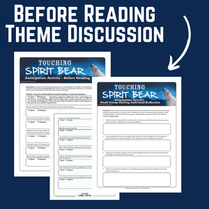 Touching Spirit Bear Novel Study - Reading Reflection & Theme Discussion