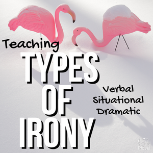 Types of Irony - Verbal, Situational, and Dramatic Irony Activity