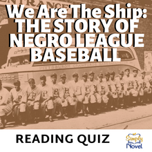 Load image into Gallery viewer, We Are The Ship by Kadir Nelson Book Study - Final Reading Quiz
