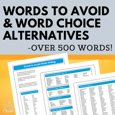 100 Words to Avoid PLUS 400 Synonyms to Improve Word Choice in Writing