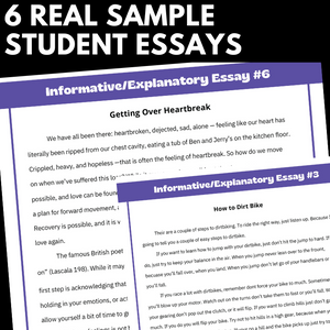Informative and Explanatory Essay Writing Unit - Teaching Guide