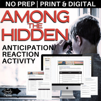 Among the Hidden Anticipation/Reaction Discussion & Activity