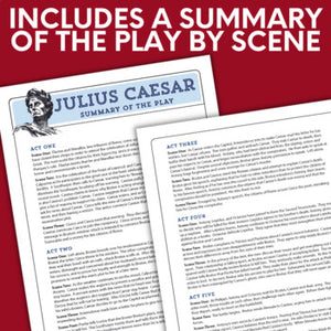 Julius Caesar Unit Plan Resource - Active Reading Note-Taking Scene Guides