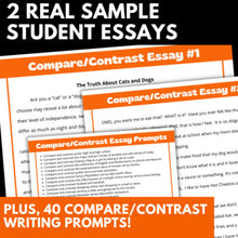 Load image into Gallery viewer, Compare and Contrast Essay Writing Unit - Lesson Handouts and Graphic Organizers